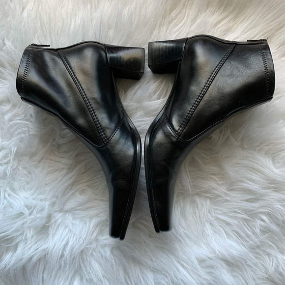 Franco Sarto square toe blank ankle booties size 7 - Picture 3 of 7